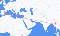 Flights from Heho, Myanmar (Burma) to Murcia, Spain