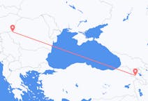 Loty z Erywań, Armenia do Arada, Rumunia