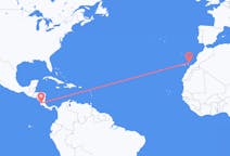 Flyreiser fra Liberia, Costa Rica til Lanzarote, Spania