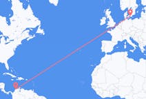 出发地 哥伦比亚出发地 巴兰基亚目的地 瑞典马尔默的航班