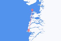 Voli da Sisimiut, Groenlandia ad Aasiaat, Groenlandia