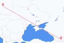 Loty z Tbilisi, Gruzja do Łódź, Polska