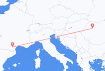Vluchten van Cluj-Napoca, Roemenië naar Carcassonne, Frankrijk