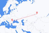 Vols de Novossibirsk, Russie pour Bucarest, Roumanie