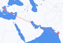 Fly fra Mumbai til Syros