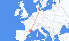 Flyrejser fra Girona, Spanien til Lübeck, Tyskland