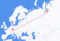Vluchten van Novy Oerengoj naar München