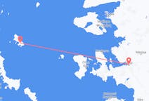 Flights from Skyros, Greece to İzmir, Turkey