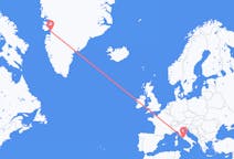 Flights from Rome, Italy to Ilulissat, Greenland