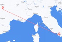 Flug frá Brive-la-gaillarde, Frakklandi til Napólí, Ítalíu