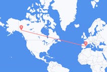Flights from Whitehorse, Canada to Valencia, Spain