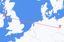 Flyrejser fra Zielona Góra, Polen til Belfast, Nordirland