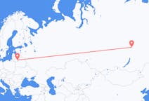 Flyg från Vitim, Sakha Republic till Vilnius