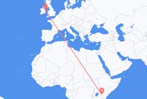 Vols de Nairobi, le Kenya pour Dublin, Irlande