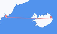 Flyg från Kulusuk, Grönland till Egilsstaðir, Island