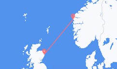 Vols d’Aberdeen, Écosse pour Florø, Norvège