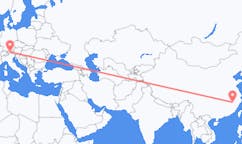 Vluchten van Shangrao, China naar Innsbruck, Oostenrijk