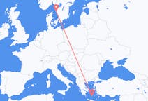 Flights from Santorini to Gothenburg