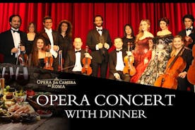 Oopperakonserttilippu Roomassa illallisen kera