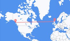 Vluchten van Ketchikan, Verenigde Staten naar Aberdeen, Schotland