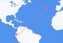 Flyrejser fra Jaen (Peru), Peru til Ponta Delgada, Portugal