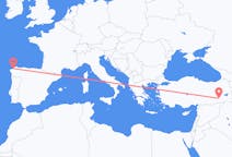 Flights from Batman, Turkey to A Coruña, Spain
