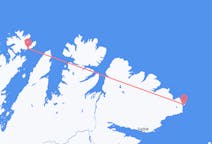 Flights from Honningsvåg, Norway to Vardø, Norway