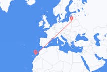 Flyrejser fra Kaunas, Litauen til Lanzarote, Spanien