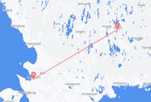 Lennot Växjöstä, Ruotsista Angelholmiin, Ruotsiin