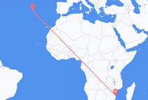 モザンビークのから ヴィランクーロ、ポルトガルのへ テルセイラ島フライト