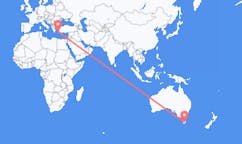 Flyreiser fra Hobart, Australia til Astypalaia, Hellas
