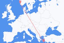 Flights from Astypalaia, Greece to Stavanger, Norway