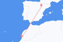 出发地 摩洛哥出发地 阿加迪尔目的地 西班牙萨拉戈萨的航班