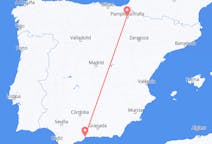 Fly fra Pamplona til Málaga