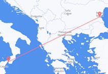 Flyreiser fra Reggio di Calabria, Italia til Burgas, Bulgaria
