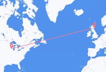 Flyreiser fra Madison, til Aberdeen