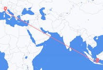 Flights from Semarang to Pisa