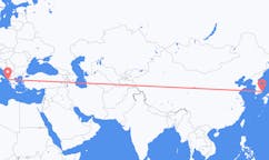 Flights from Ulsan, South Korea to Corfu, Greece