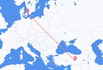 Рейсы из Малатьи, Турция в Копенгаген, Дания
