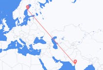 Flights from Vadodara, India to Vaasa, Finland