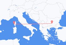 Flyreiser fra Ajaccio, til Plovdiv