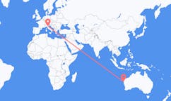 Flights from Carnarvon, Australia to Bologna, Italy