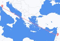 Flyrejser fra Damaskus til Pisa