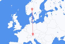 Flights from Oslo, Norway to Innsbruck, Austria