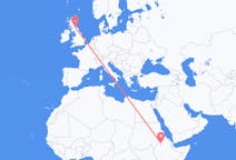 Flights from Gondar to Edinburgh