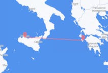 Flights from Zakynthos Island, Greece to Palermo, Italy