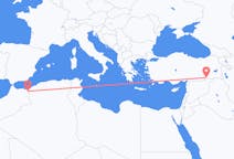 Fly fra Oujda til Mardin