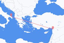 Flüge von Brindisi, Italien nach Provinz Hatay, die Türkei