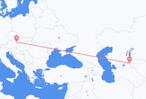 Flyreiser fra Nukus, til Vienna