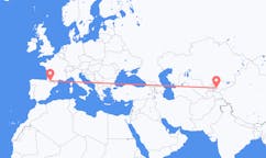 Flights from Andijan, Uzbekistan to Lourdes, France